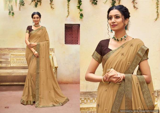 Sarthi Fancy Wear Vichitra Silk Designer Fancy Saree Collection